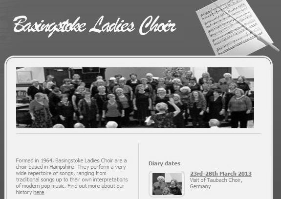 Basingstoke Ladies choir website