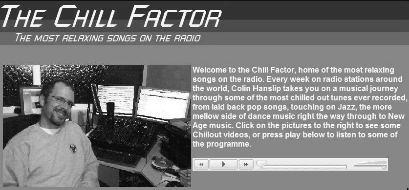 The Chill Factor website